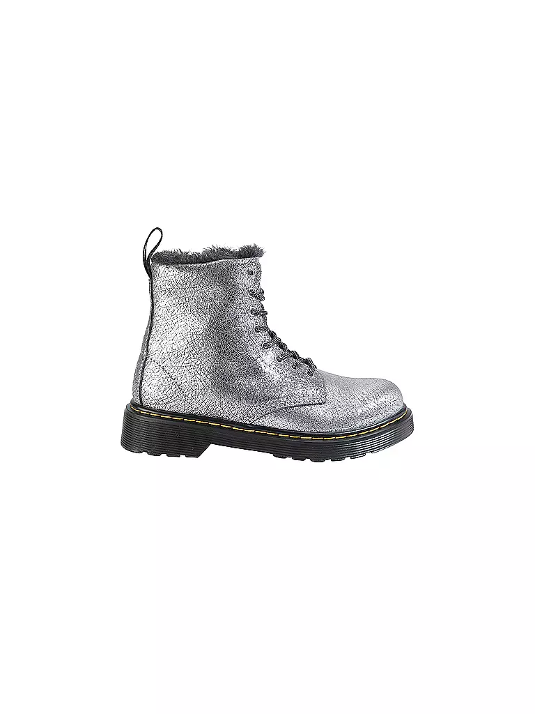 DR. MARTENS | Kinder Stiefel 1460 J SERENA FOIL | Argent