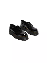 DR. MARTENS | Lack Plateau Schnürer 1461 Quad | Noir