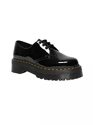 DR. MARTENS | Lack Plateau Schnürer 1461 Quad | Noir