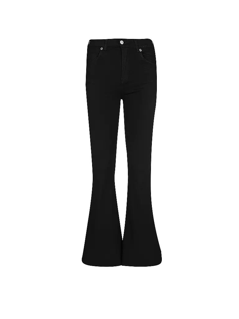 DR.DENIM | Highwaist Jeans Bootcut Fit MACY | Noir