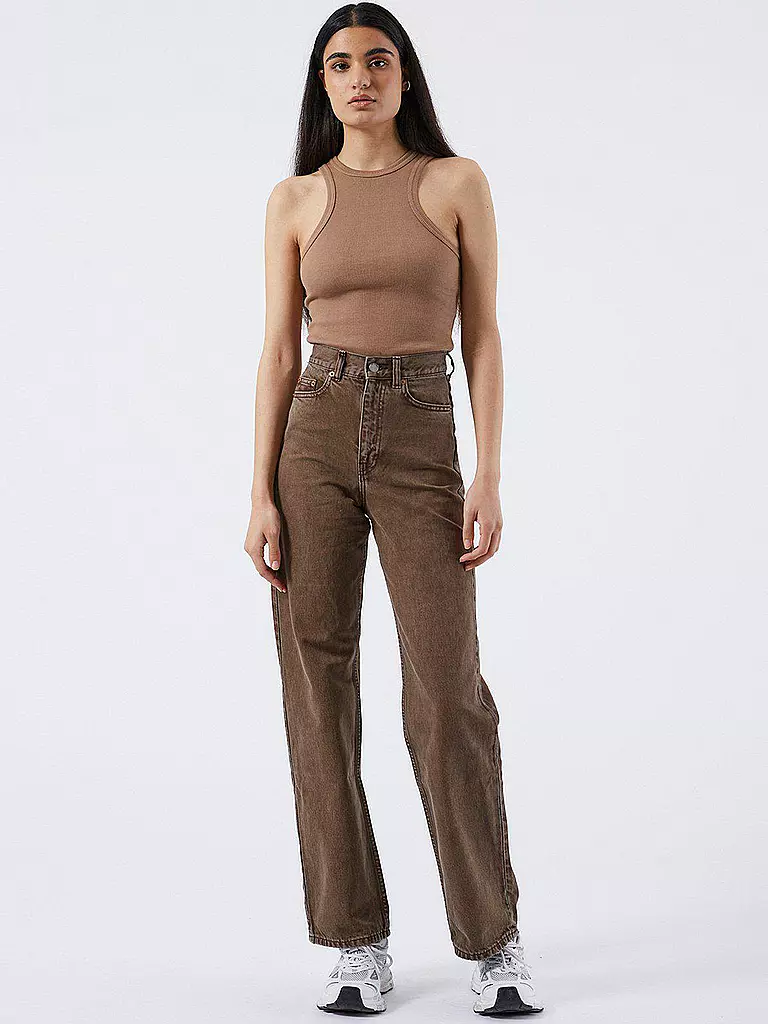 DR.DENIM | Jeans Wide Fit ECHO | Marron