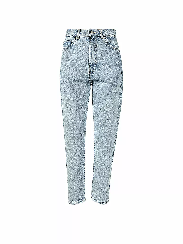 DR.DENIM | Mom Jeans Nora Highwaist 7/8 | Bleu
