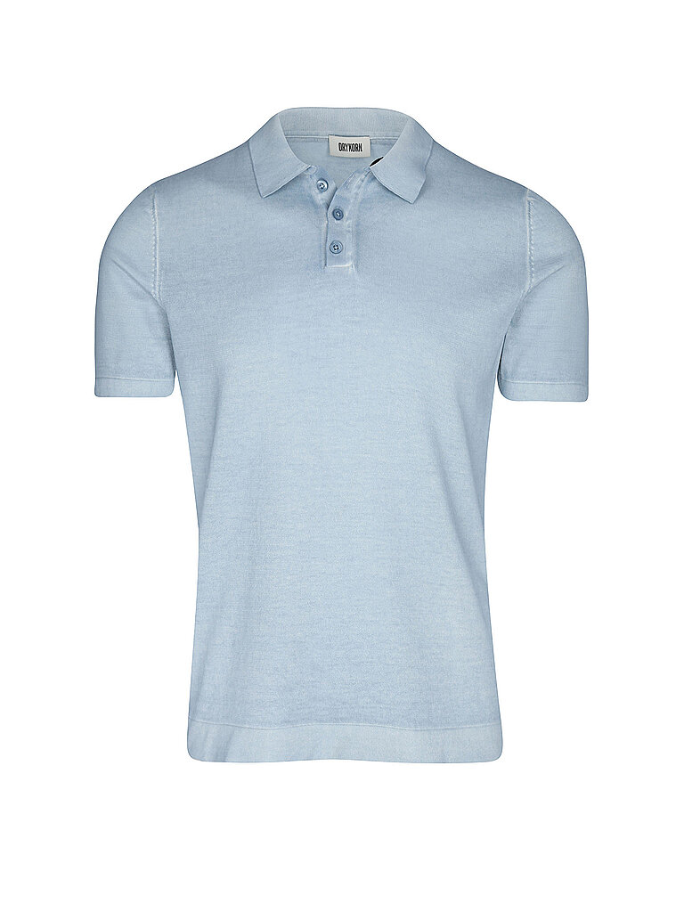 DRYKORN Poloshirt TRITON bleu clair | L