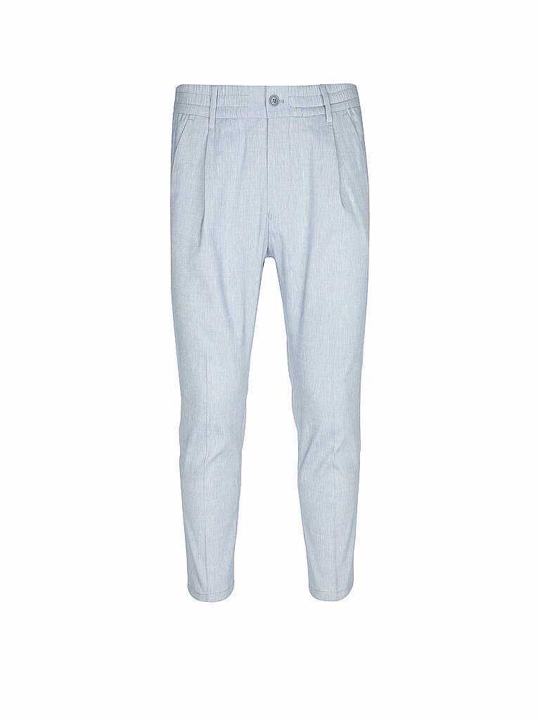 Chino en lin CHASY bleu clair 31/L32