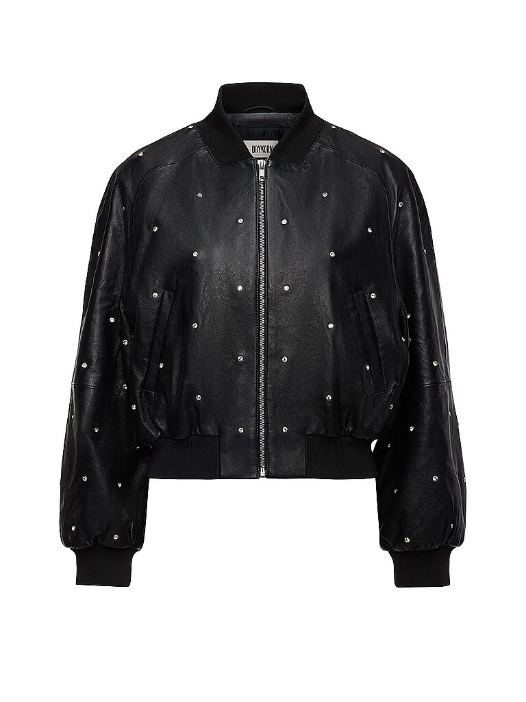 Veste en cuir MARHAM_1 noir 42