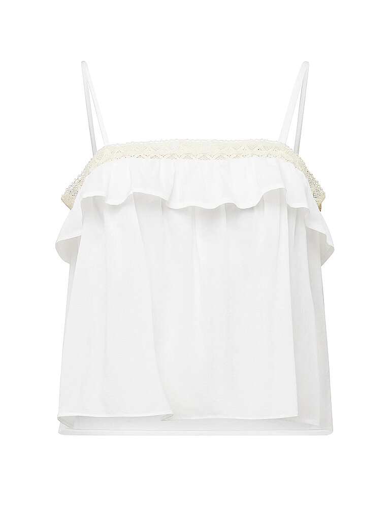 Top Cropped Fit TISANE 1 blanc 38
