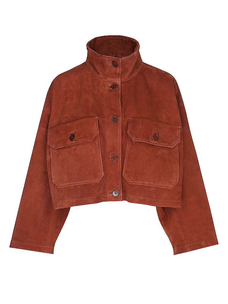 Blouson en cuir ARKLOW cuivre 38