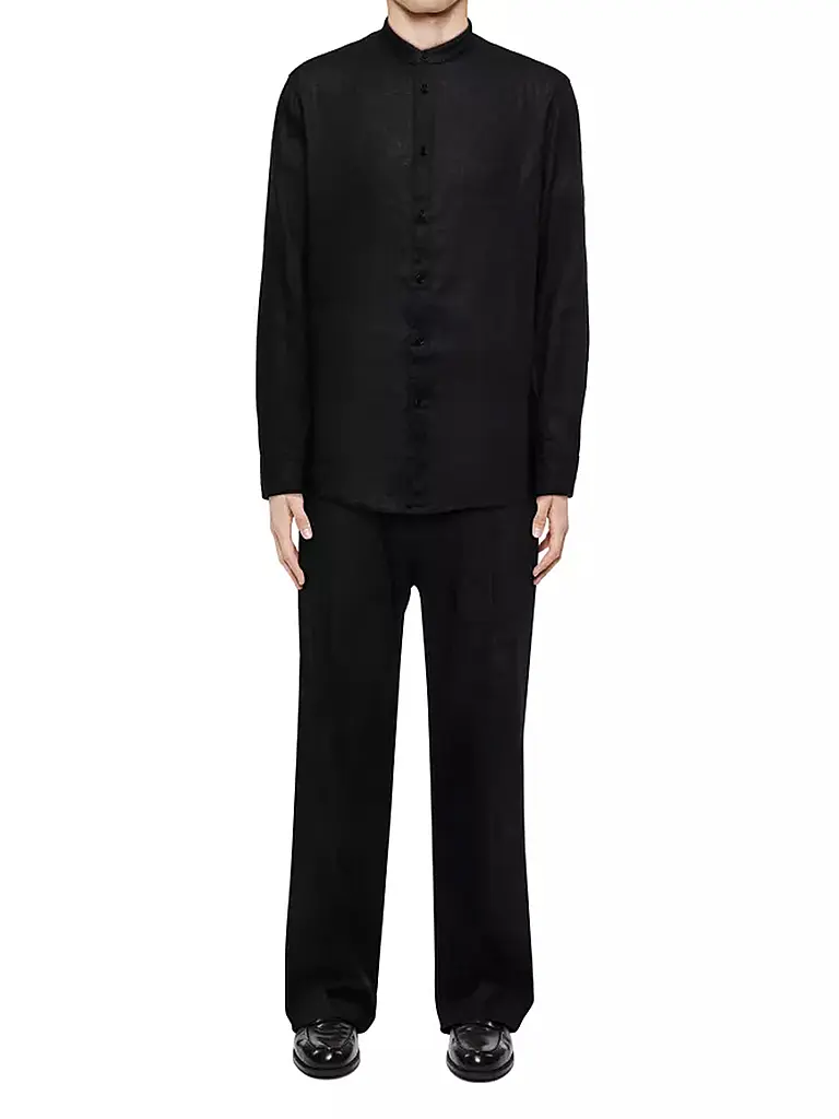 DRYKORN | Chemise en lin TALOC | schwarz