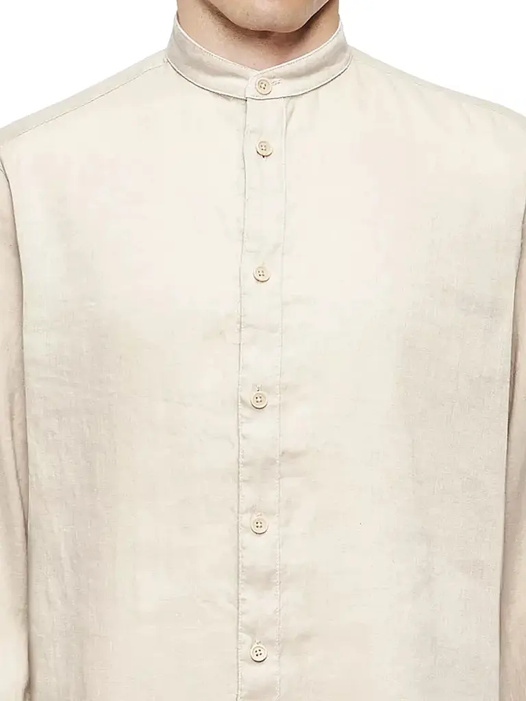 DRYKORN | Chemise en lin TALOC | beige