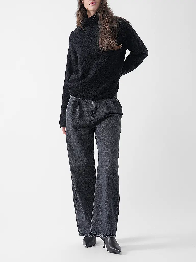 DRYKORN | Jeans Jambe Large BEHANCE | schwarz