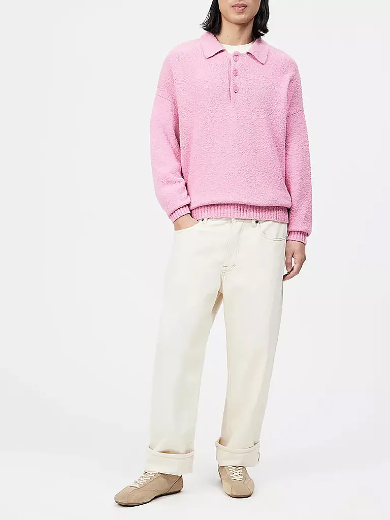 DRYKORN | Nom du produit: Pullover BEKKET
Marque: DRYKORN
Couleur: rosa
Catégories: Mode,Hommes

Longueur des manches: Manches longues
Matériel: Coton,Stretch
Forme du col: Col polo
Motif: Uni
Coupe (vêtements d'extérieur): Ample
Style: Pure,Tendance | Rose