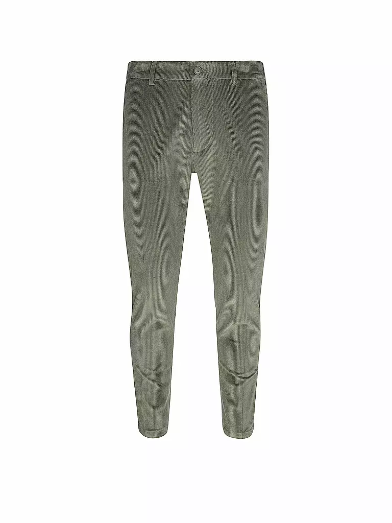 DRYKORN | Pantalon en velours côtelé AJEND 10 | dunkelgrün