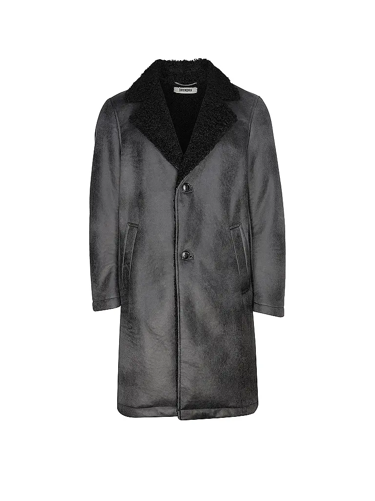DRYKORN | Veste aspect cuir | schwarz