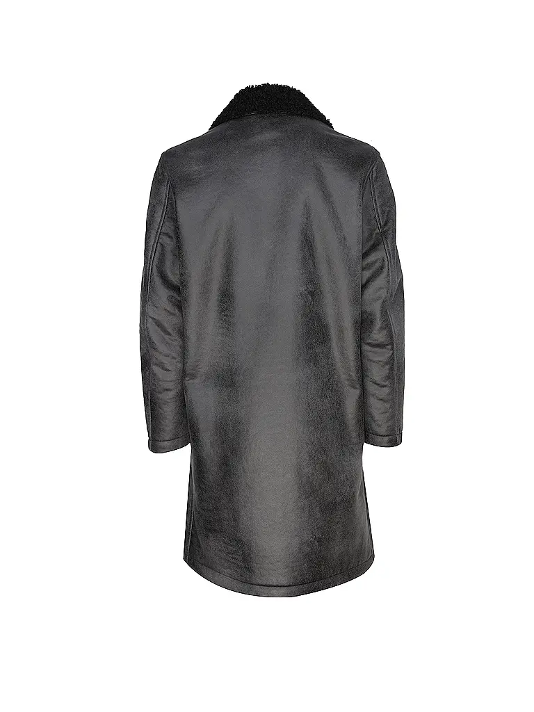 DRYKORN | Veste aspect cuir | schwarz