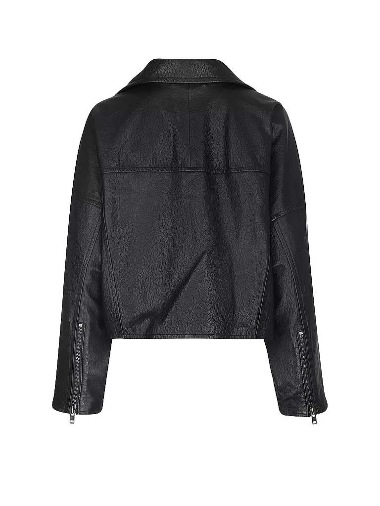 DRYKORN | Veste en cuir CRAIG | schwarz