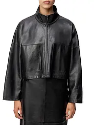 DRYKORN | Veste en cuir ELSTOW_1 | Noir