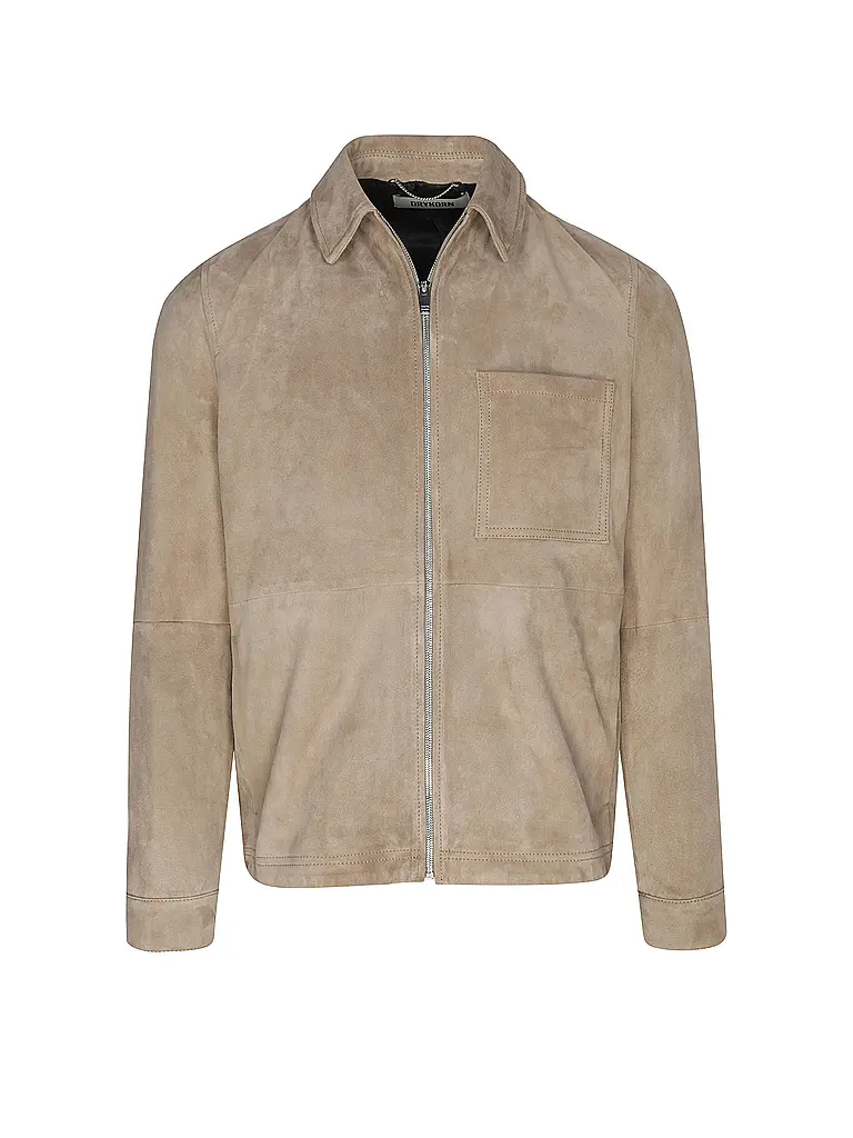 DRYKORN | Veste en cuir | beige