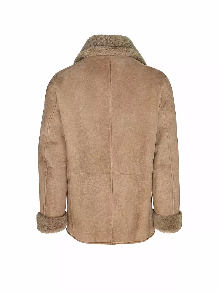 DRYKORN | Veste en peau lainée KONNO 10 | braun