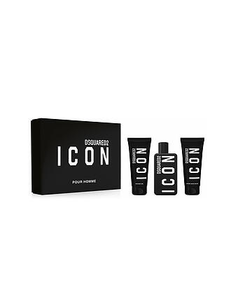 DSQUARED2 | Coffret cadeau - Icon Pour Homme Eau de Parfum, Gel douche, Baume après-rasage 3x100ml