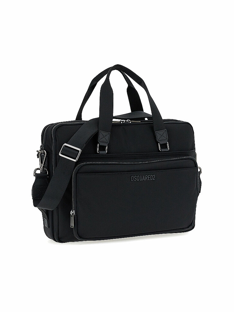 DSQUARED2+Sac+-+Porte-documents+CORDURA+noir