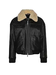 DSQUARED2 | Blouson en cuir AVIATEUR | Noir