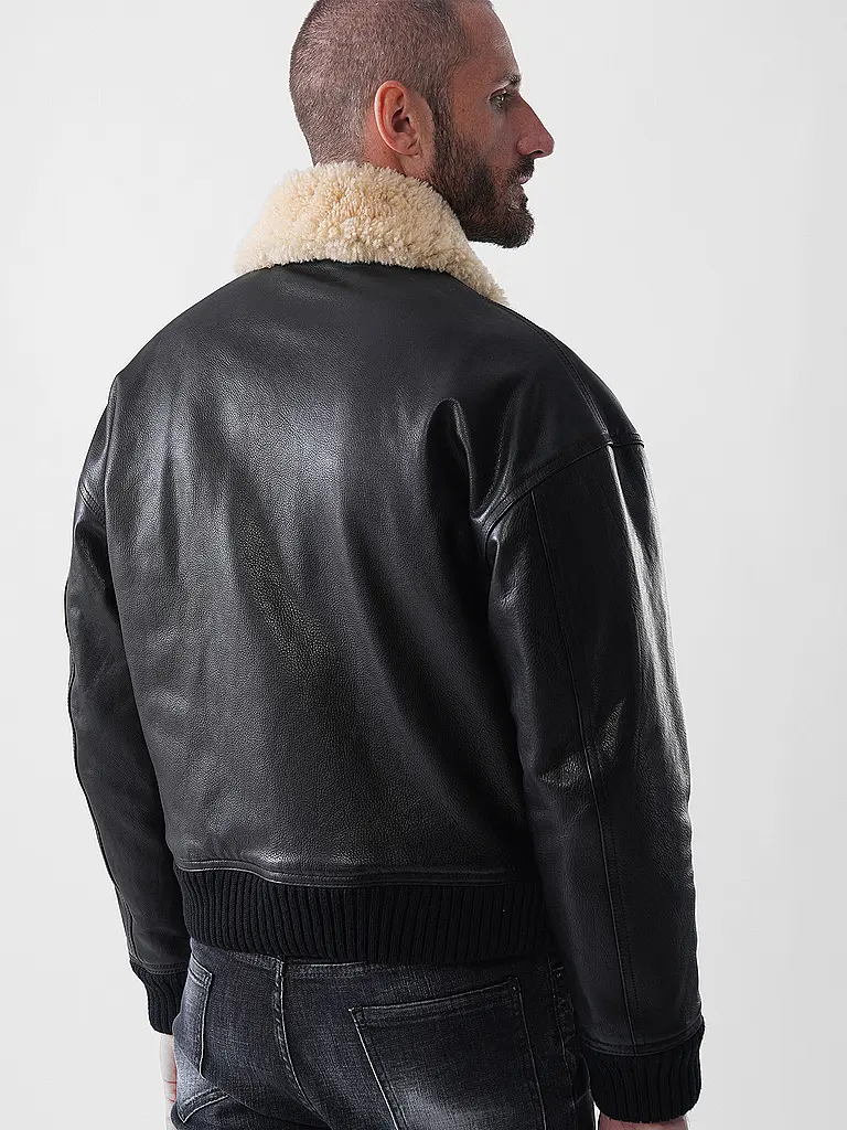 DSQUARED2 | Blouson en cuir AVIATEUR | 