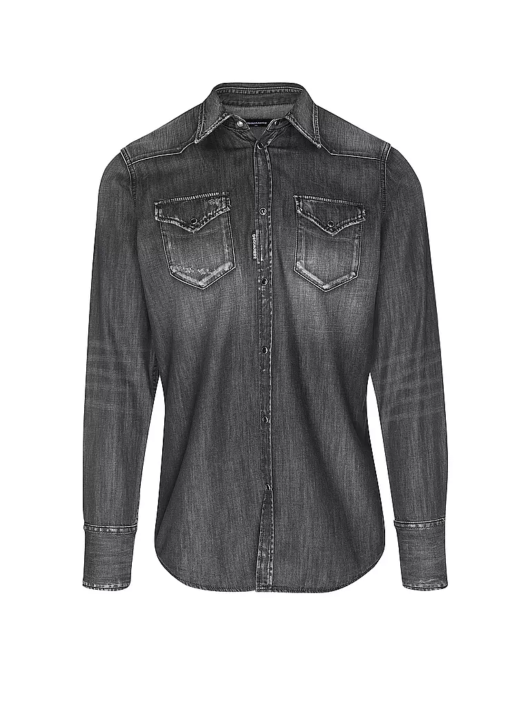 DSQUARED2 | Chemise en jean | schwarz