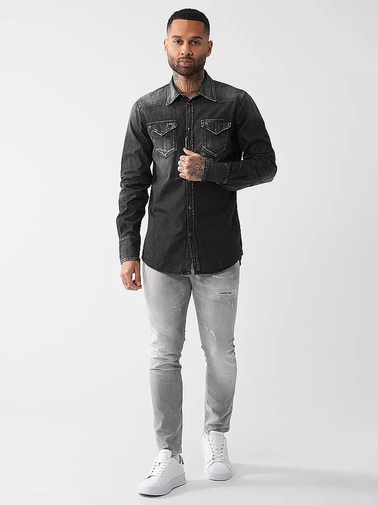 DSQUARED2 | Chemise en jean | schwarz
