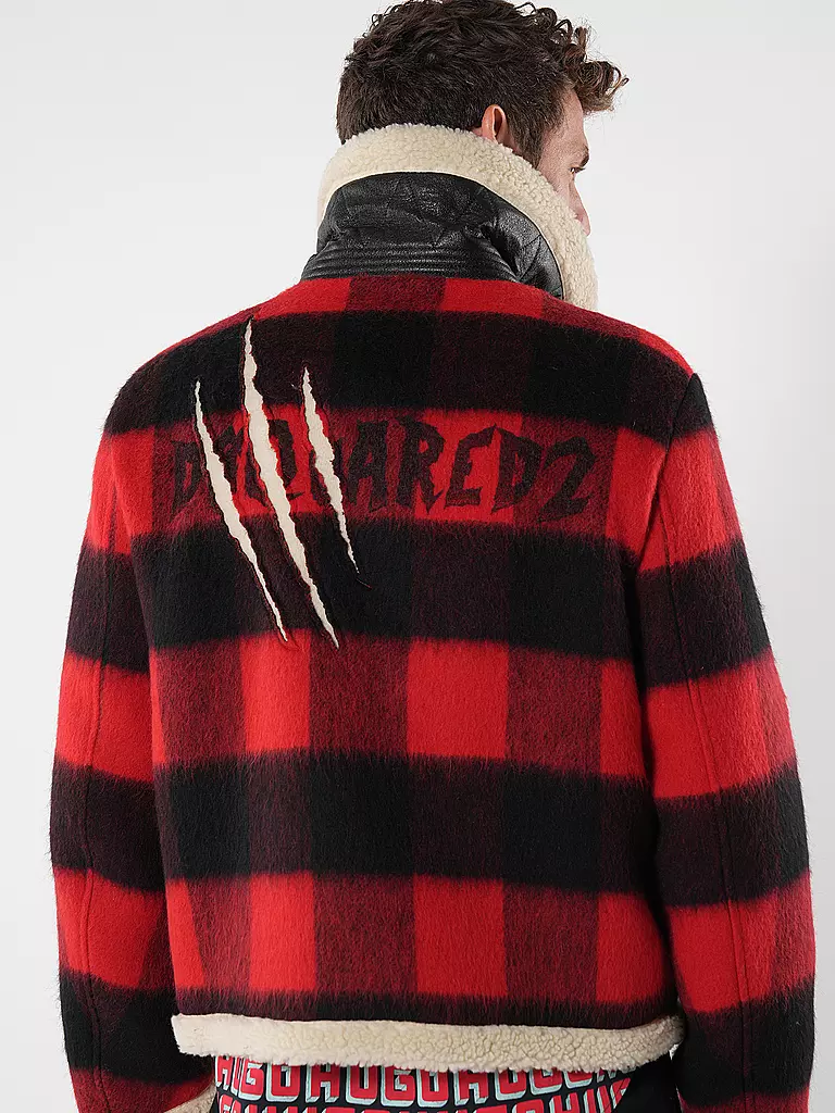DSQUARED2 | Kurzjacke NIGHTMARE AVIATOR | Rouge