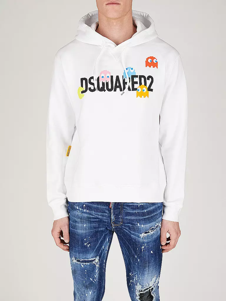 DSQUARED2 | Sweat à capuche - Hoodie PACMAN | Blanc
