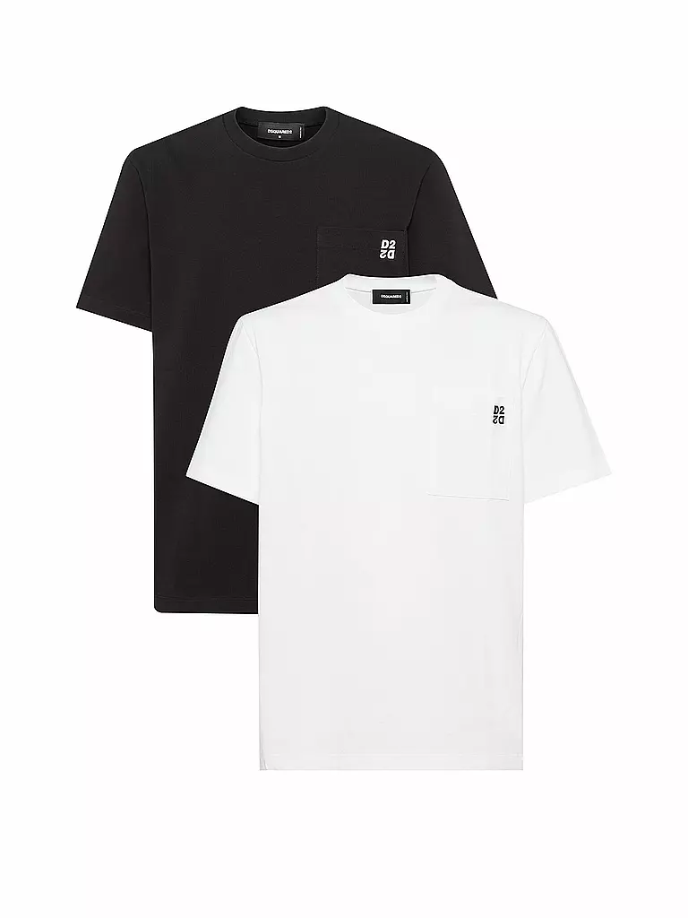 DSQUARED2 | T-Shirt lot de 2 | Noir