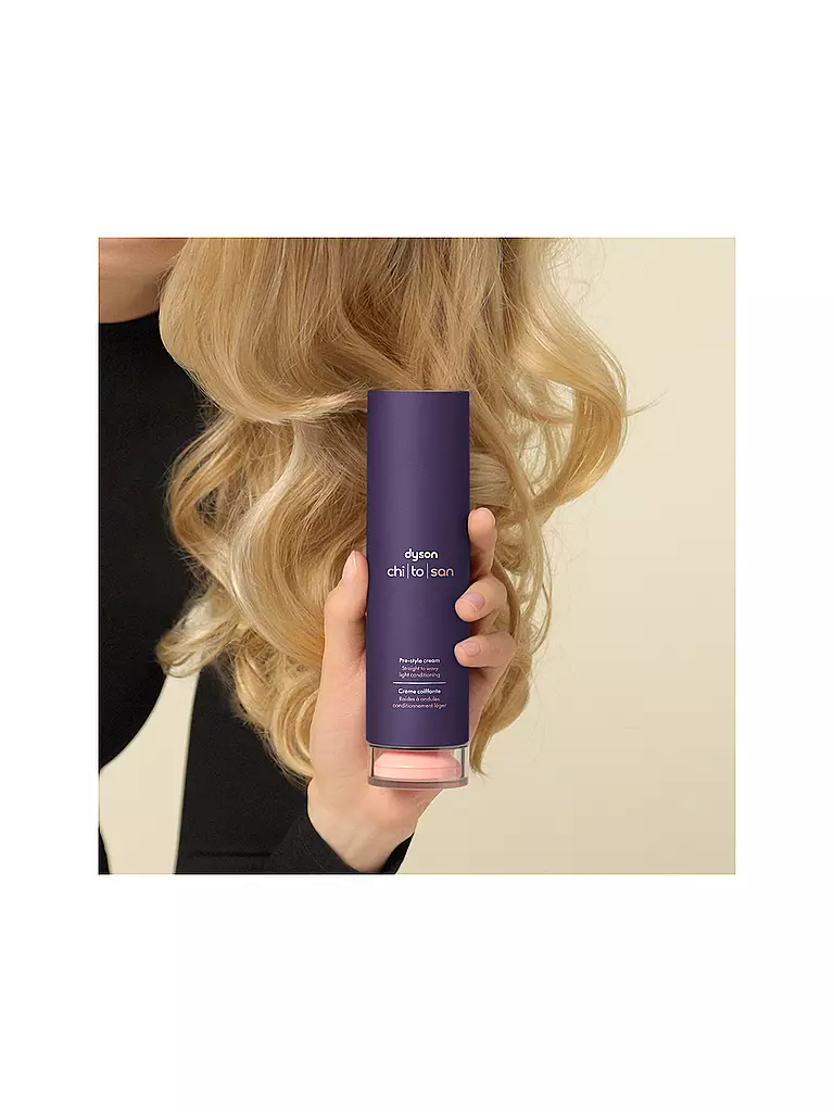 DYSON | dyson Chitosan Crème Pré-Coiffante Soin Léger 100ml Lisse / Ondulé | lila
