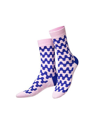EAT MY SOCKS | Chaussettes 36-45 SWEET MALLOWS rose et bleu