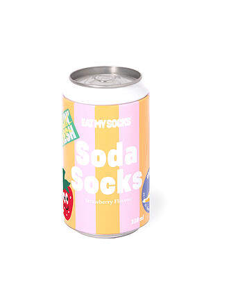 EAT MY SOCKS | Chaussettes 36-45 SODA STRAWBERRY rose