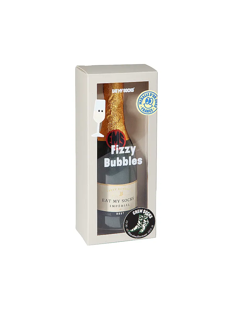 EAT MY SOCKS | Chaussettes 36-45 FIZZY BUBBLES | dunkelgrün