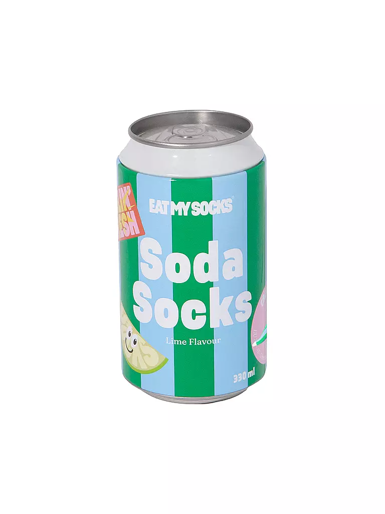 EAT MY SOCKS | Chaussettes 36-45 SODA LIME vert bleu | bunt