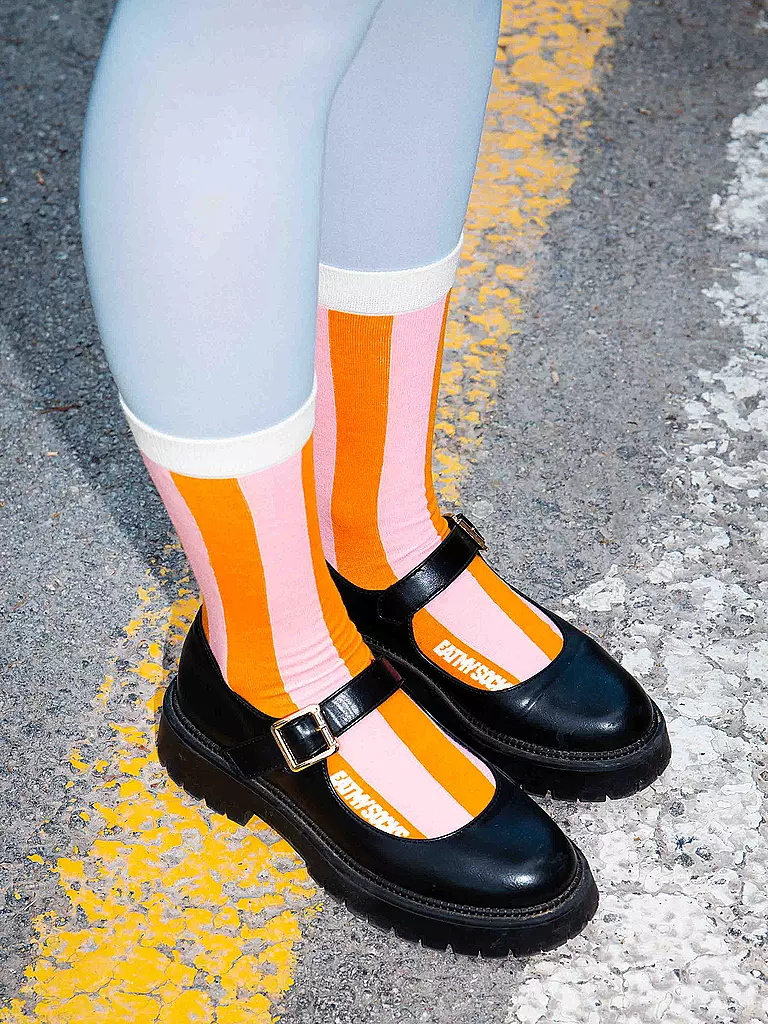 EAT MY SOCKS | Chaussettes 36-45 SODA STRAWBERRY rose | 