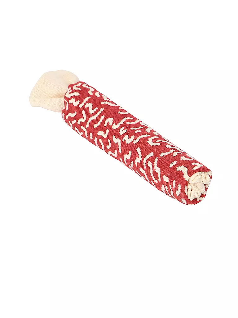 EAT MY SOCKS | Chaussettes 36-45 SUPREME SALAMI rouge beige | 