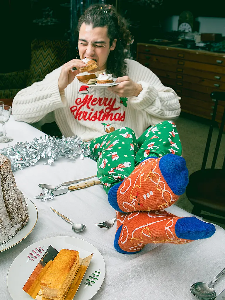 EAT MY SOCKS | Chaussettes 36-45 XMAS COOKIE | 