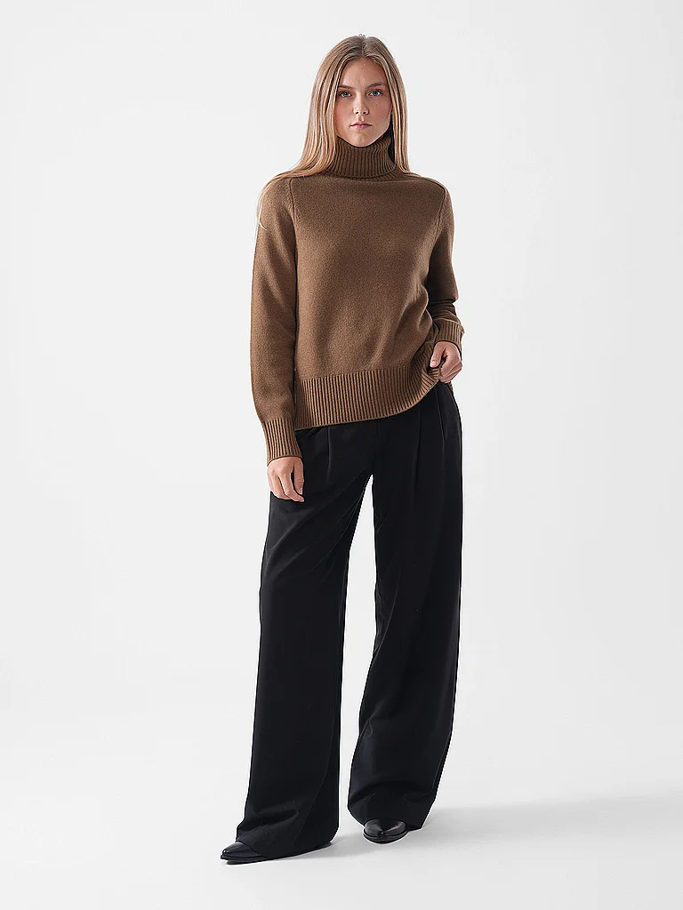 ECOALF Caqui Turtleneck Sweater Camel XL 4