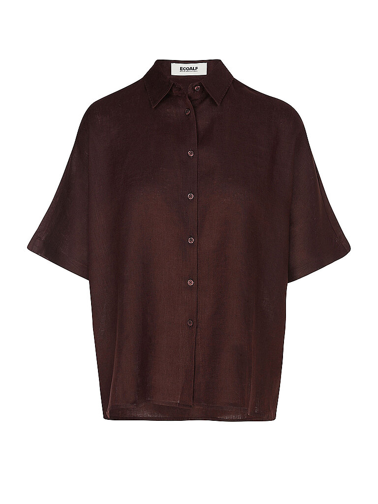 Blouse en lin MELANIA marron S