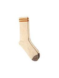 ECOALF | Chaussettes MOUNTAIN rouge foncé | Beige