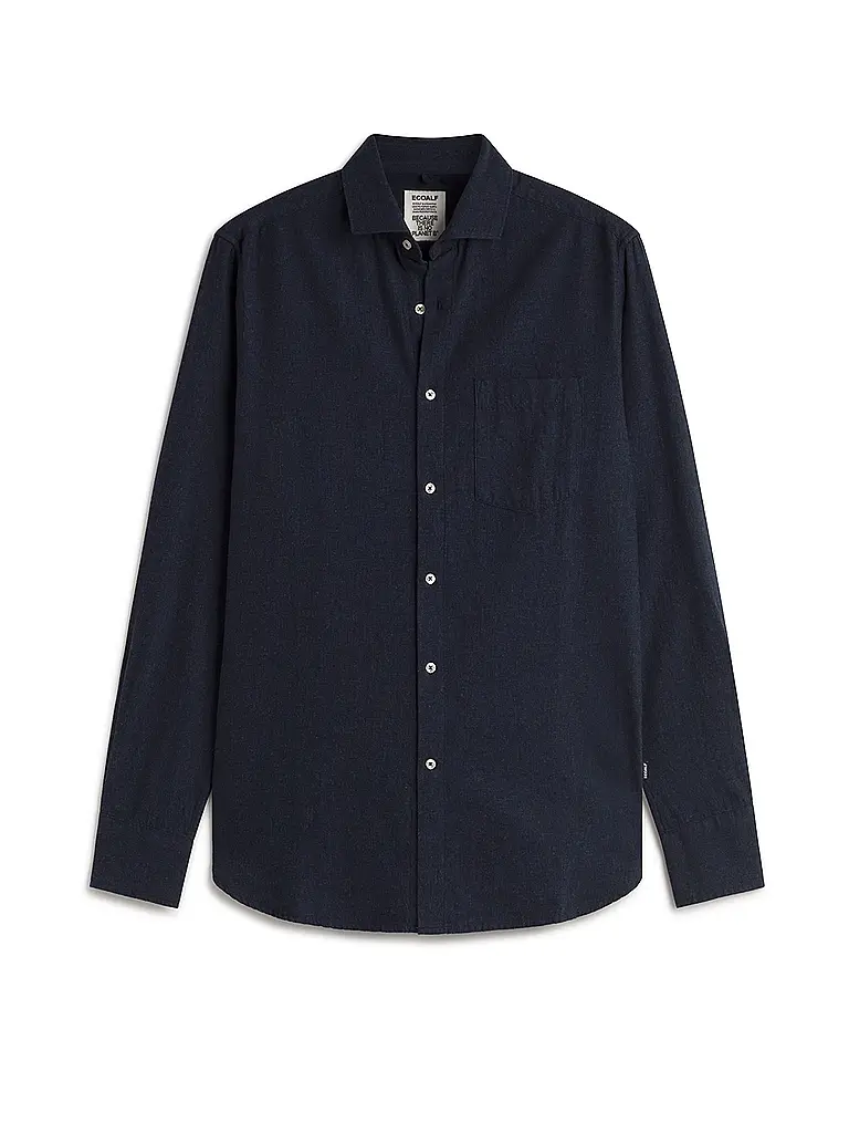 ECOALF | Chemise coupe droite | blau