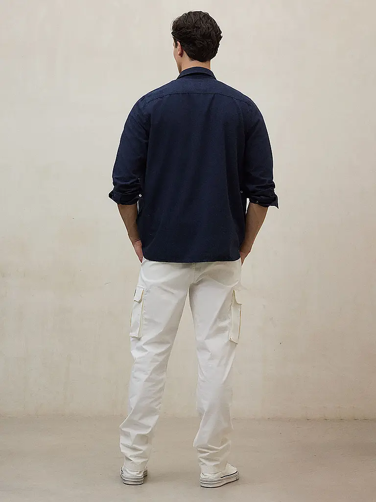 ECOALF | Chemise coupe droite | blau