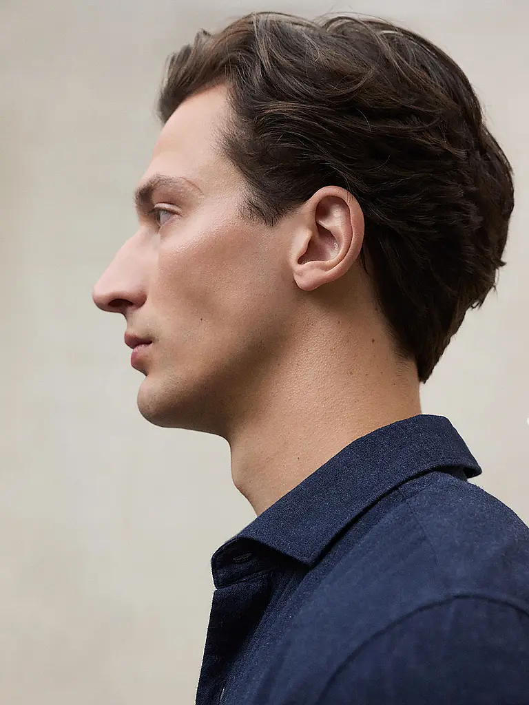 ECOALF | Chemise coupe droite | blau