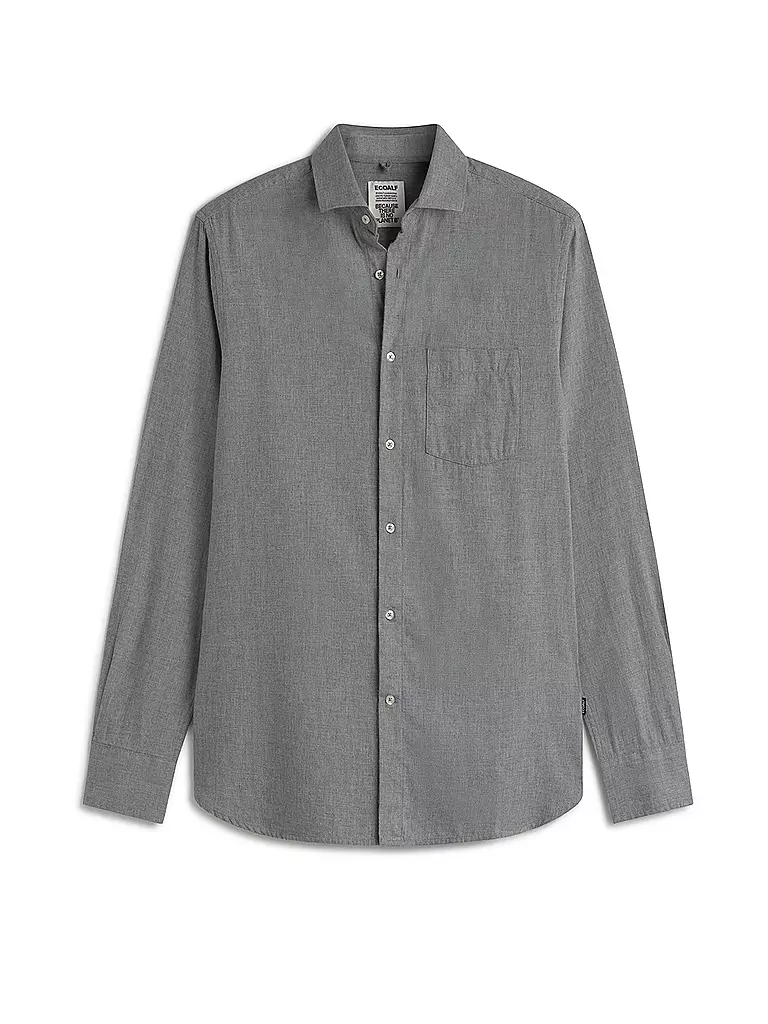 ECOALF | Chemise coupe regular | grau