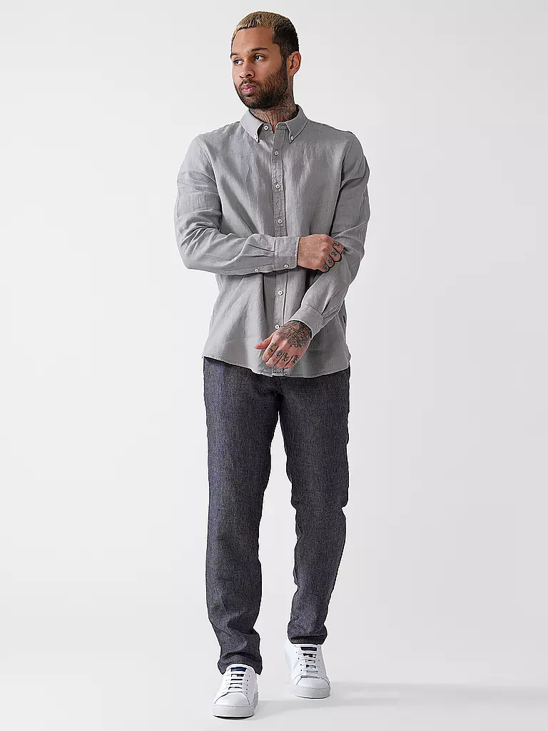 ECOALF | Chemise en lin MALIBUALF | hellgrau