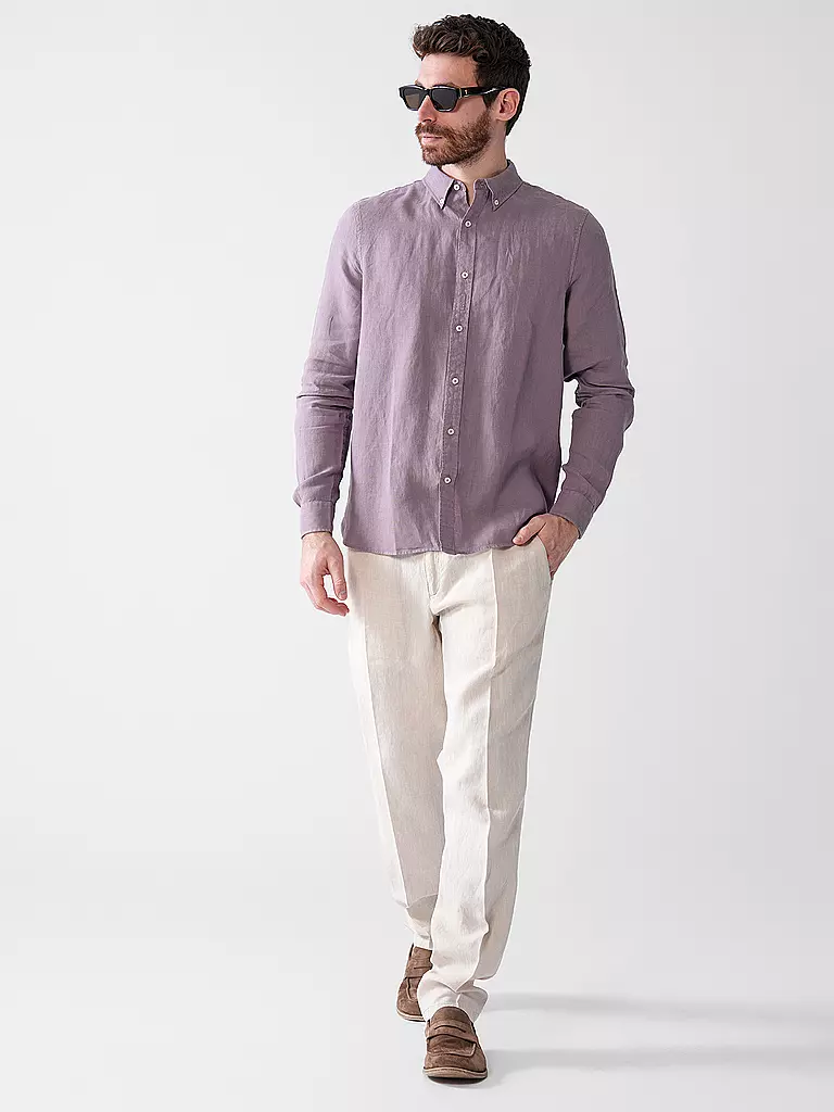 ECOALF | Chemise en lin MALIBUALF | grau