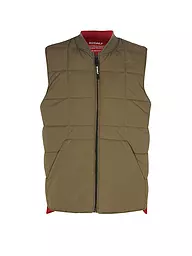 ECOALF | Gilet matelassé | Rouge foncé