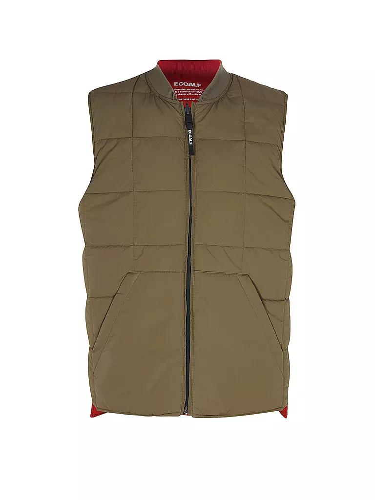 ECOALF | Gilet matelassé | dunkelrot